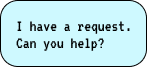 blue dialog box example